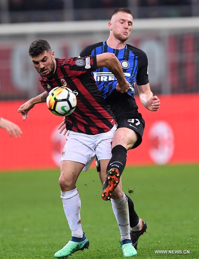 (SP)ITALY-MILAN-SOCCER-SERIE A-AC MILAN-INTER MILAN