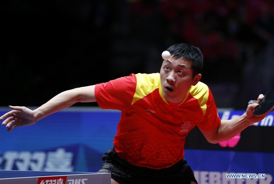 (SP)SWEDEN-HALMSTAD-ITTF WORLD TEAM CHAMPIONSHIPS 2018-MEN'S SEMIFINAL-SWEDEN VS CHINA