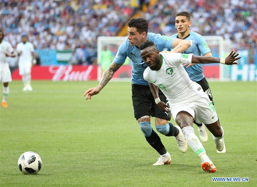 (SP)RUSSIA-ROSTOV-ON-DON-2018 WORLD CUP-GROUP A-URUGUAY VS SAUDI ARABIA