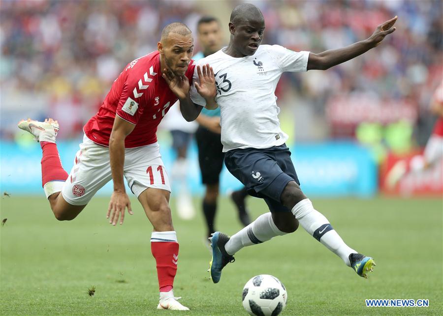 (SP)RUSSIA-MOSCOW-2018 WORLD CUP-GROUP C-DENMARK VS FRANCE