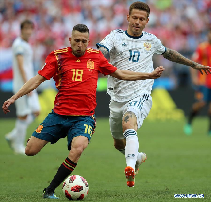 (SP)RUSSIA-MOSCOW-2018 WORLD CUP-ROUND OF 16-SPAIN VS RUSSIA