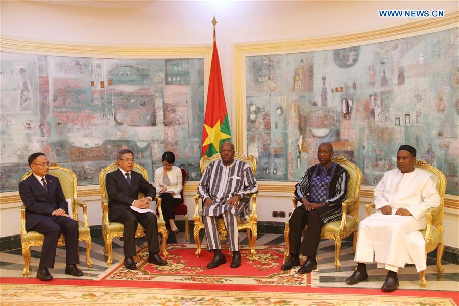 BURKINA FASO-OUAGADOUGOU-CHINA-HU CHUNHUA-VISIT