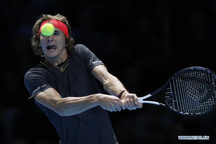 (SP)BRITAIN-LONDON-TENNIS-ATP WORLD TOUR FINALS-DAY 6