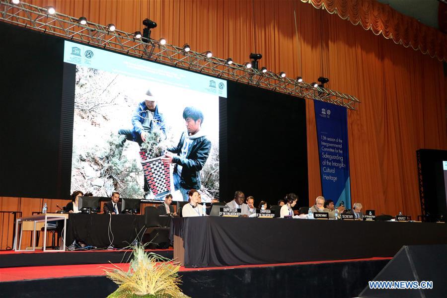 MAURITIUS-PORT LOUIS-UNESCO-CHINA'S TIBETAN MEDICINAL BATHING-INTANGIBLE CULTURAL HERITAGE