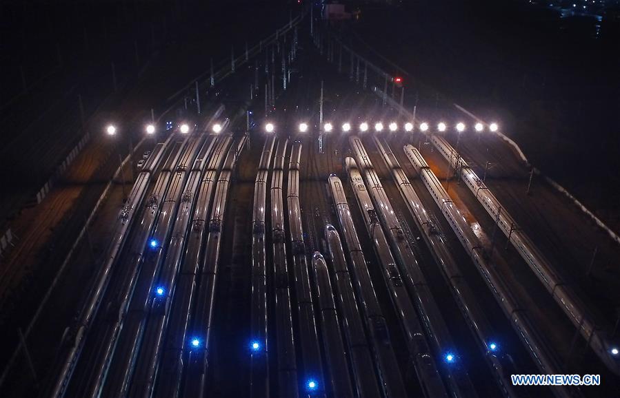 CHINA-NANCHANG-HIGH-SPEED TRAIN-SPRING FESTIVAL-PREPARATION (CN)