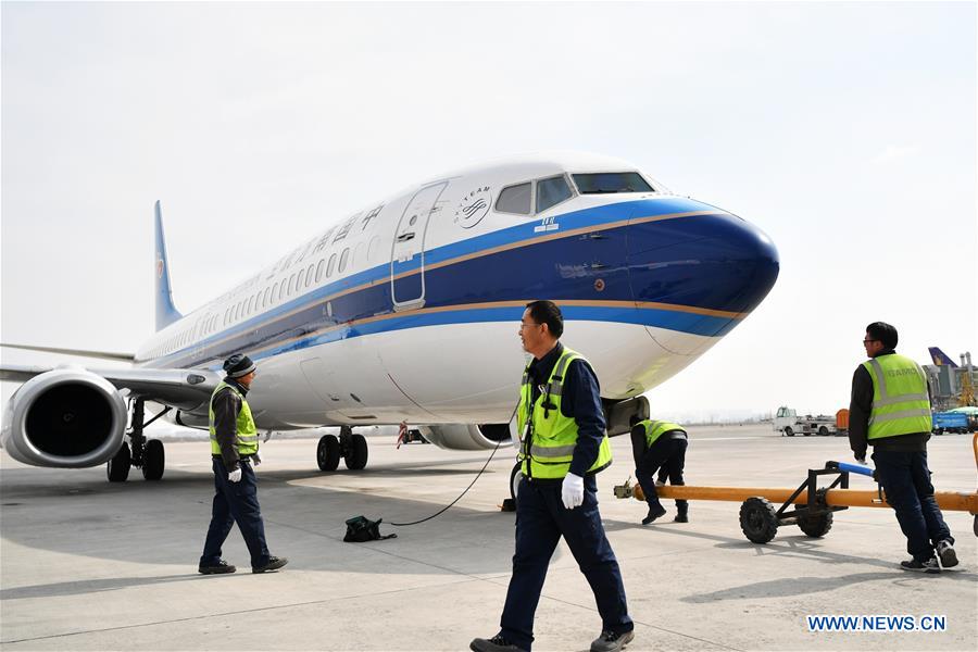 CHINA-GANSU-TRAVEL RUSH-AIRPLANE MAINTENANCE (CN)