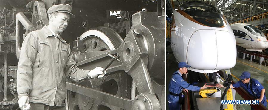 (MOMENTS FOREVER)CHINA-OCCUPATIONS-70 YEARS-DEVELOPMENT (CN)