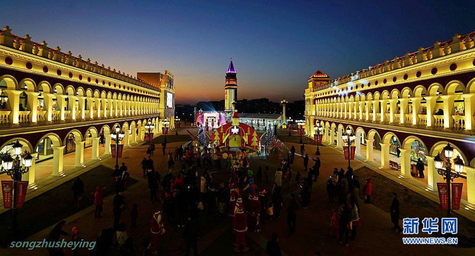 威尼斯小鎮夜景