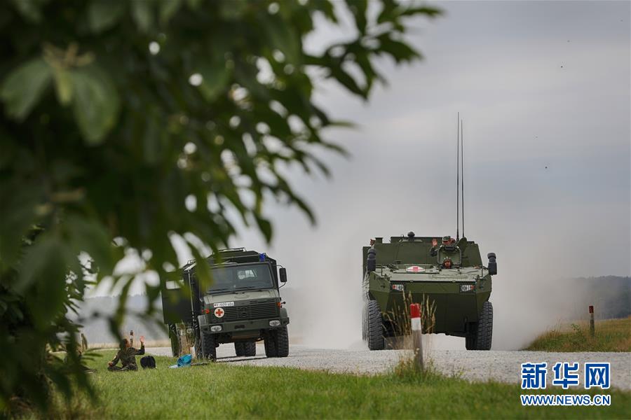 （國際）（1）多國軍官觀摩中德“聯合救援-2019”衛勤實兵聯合演習