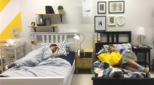 公共服務(wù)充足了,睡宜家的人才會少