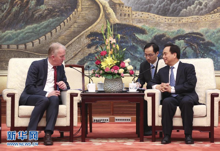 （XHDW）李建國會見丹麥外交大臣