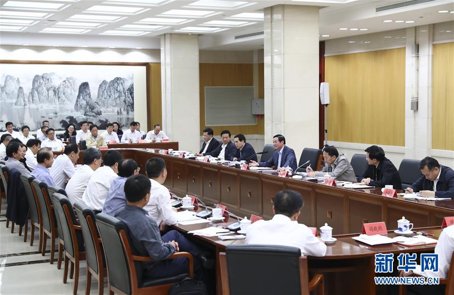 9月21日，中宣部在北京召開中央媒體駐外機(jī)構(gòu)外宣工作座談會。中共中央政治局委員、中央書記處書記、中宣部部長劉奇葆出席座談會并講話。新華社記者 謝環(huán)馳 攝 