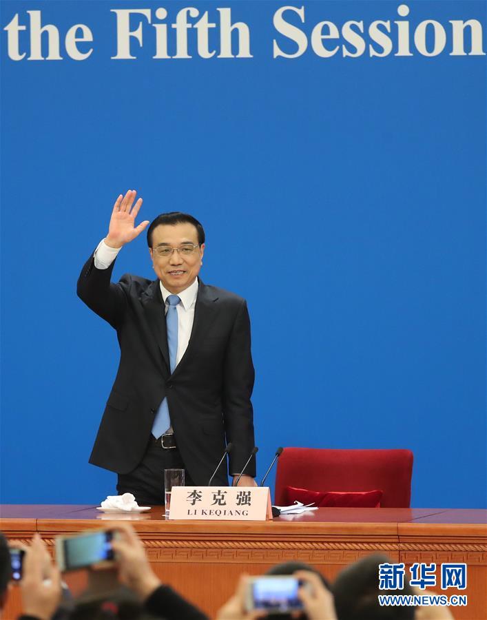 （兩會·總理記者見面·XHDW）（15）李克強總理與中外記者見面