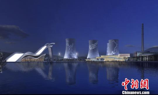 按照規(guī)劃，位于首鋼園區(qū)內(nèi)的滑雪大跳臺建成后將成為世界首例永久保留和使用的單板大跳臺場地。圖為單板大跳臺建成后的效果圖。冬奧組委供圖