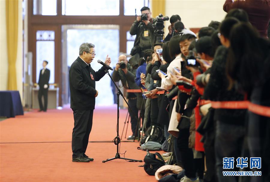 （兩會·政協開幕）（1）采訪部長