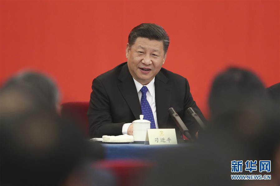 (兩會(huì))(2)習(xí)近平看望參加政協(xié)會(huì)議的民盟致公黨無黨派人士?jī)S聯(lián)界委員