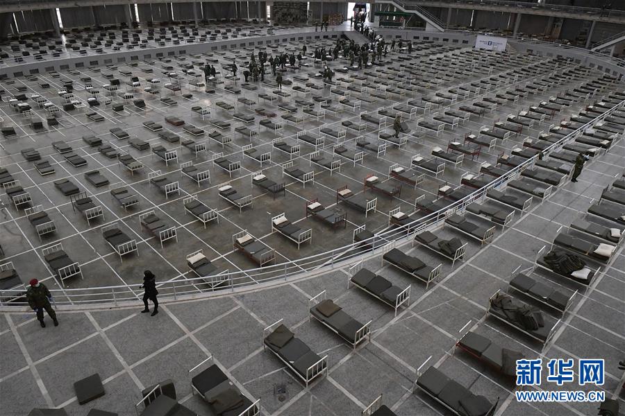 (國際疫情)(4)塞爾維亞在中國專家建議下建方艙醫院