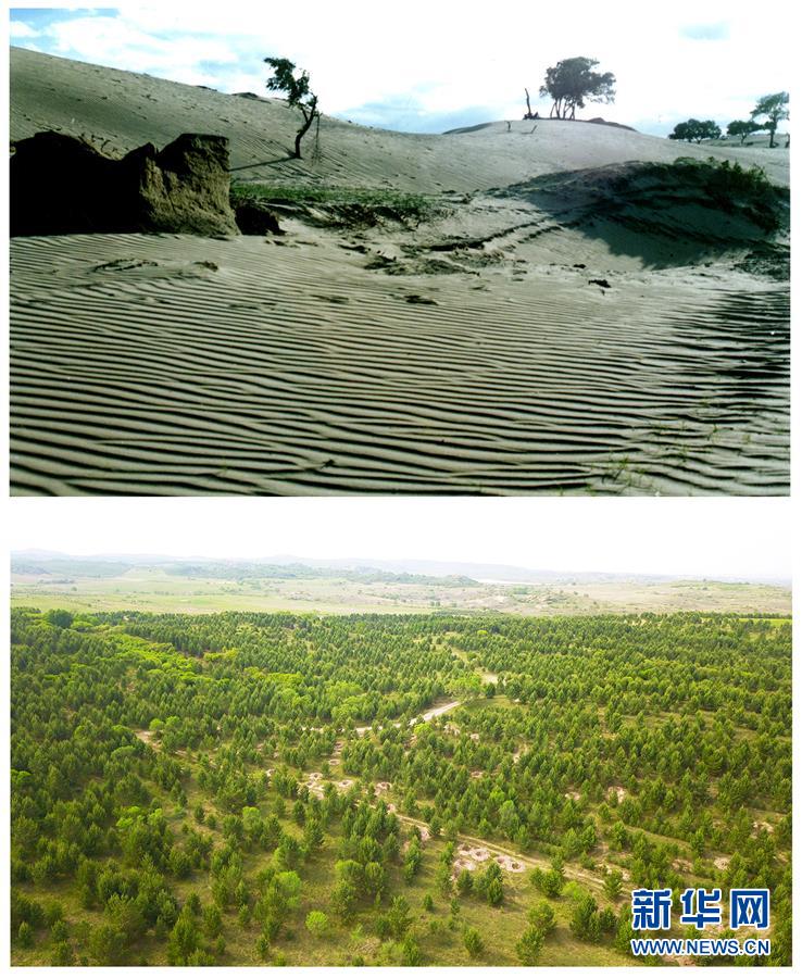 (新華全媒頭條·圖文互動)(2)京津最近“大沙盆”逆轉記