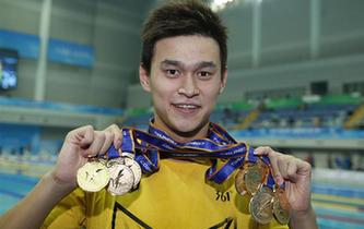 孫楊，六金一銀！