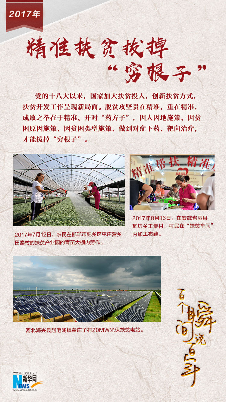 2017，精準扶貧拔掉“窮根子”