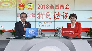 吳仰東暢談酒泉的旅游業、風電產業、戈壁農業