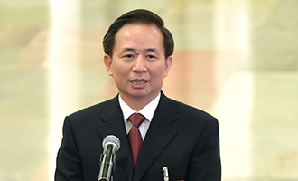 生態環境部部長李干杰在“部長通道”接受采訪