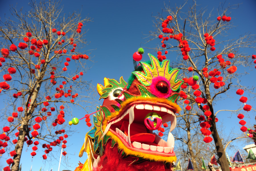 【龍騰盛世 喜迎新春】龍潭湖廟會話“龍”