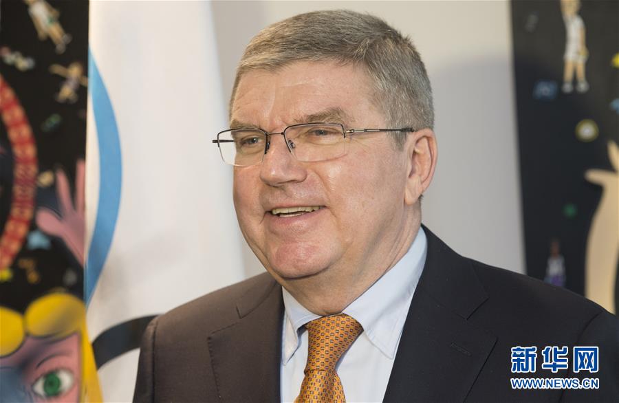 (體育)(1)國際奧委會主席巴赫向中國人民拜年