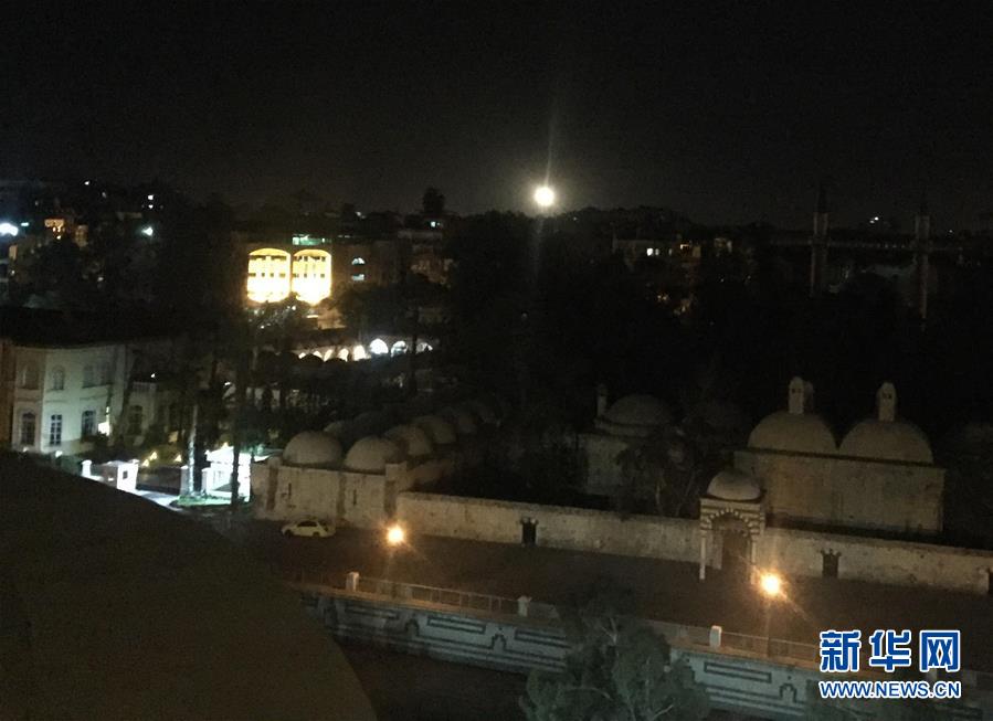 (國際)敘利亞防空系統攔截多枚射向敘兩個空軍機場的導彈