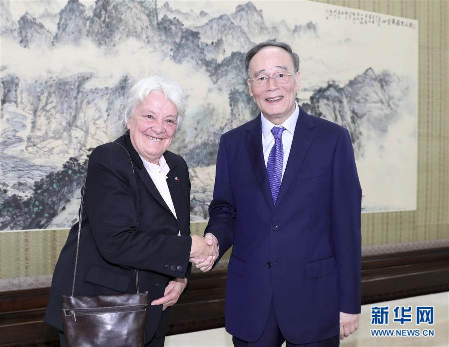 (時政)王岐山會見烏拉圭副總統托波蘭斯基