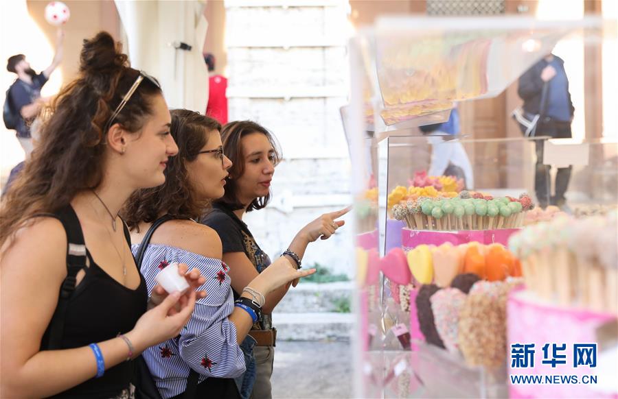 （國際）（3）“歐洲巧克力節”在意大利佩魯賈開幕