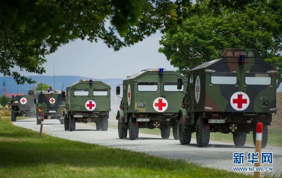 (國際·圖文互動)(4)中德“聯合救援—2019”衛勤實兵聯合演習開始整合訓練