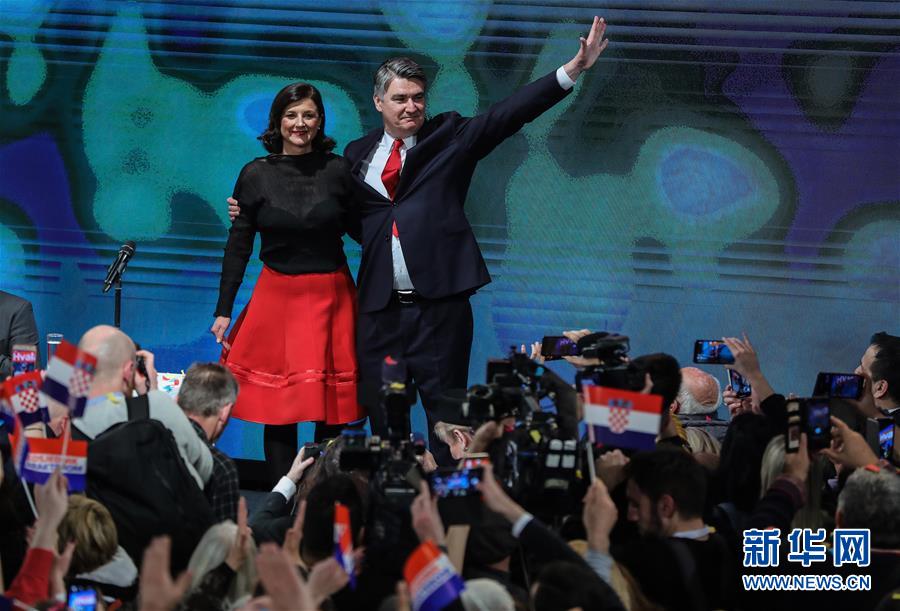 (國際)(1)克羅地亞前總理米拉諾維奇當選新總統