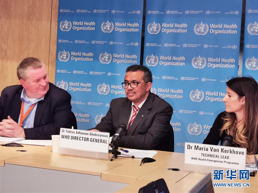 (國際)(2)譚德塞說新冠肺炎疫情已具有大流行特征