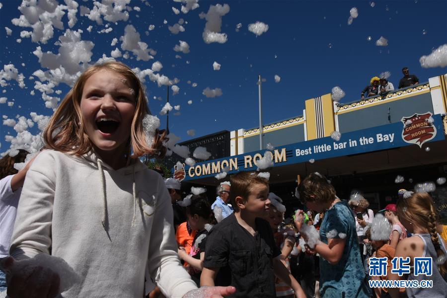 (國際·圖文互動)(2)通訊:中國元素在新西蘭迎春花車巡游活動中放光彩
