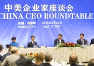 習近平出席中美企業家座談會