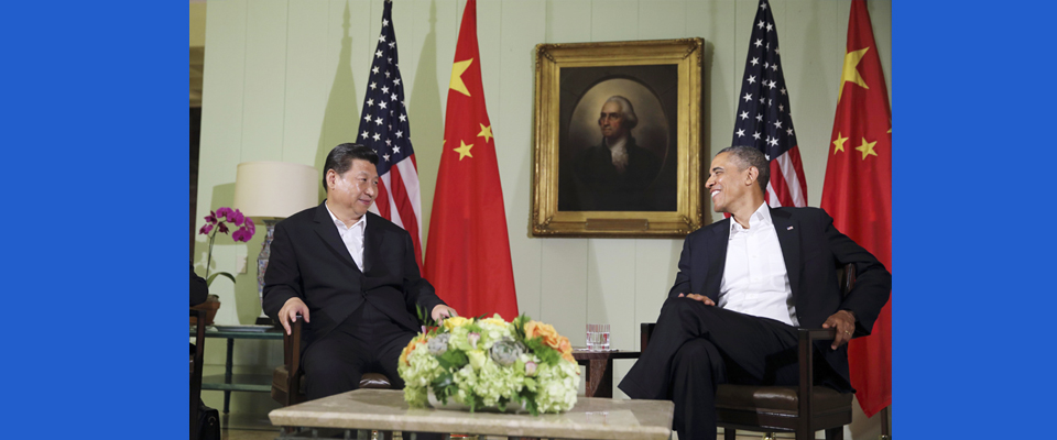 2013年6月，習近平與美國總統奧巴馬共同會見記者